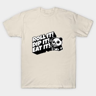 Panda Eating Sushi T-Shirt